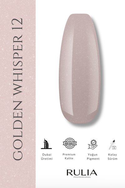 Rulia Kalıcı Oje Golden Whisper 012 15 ml