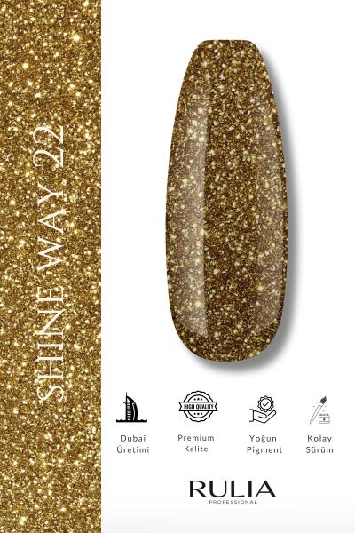 Rulia Kalıcı Oje Shine Way 022 15 ml