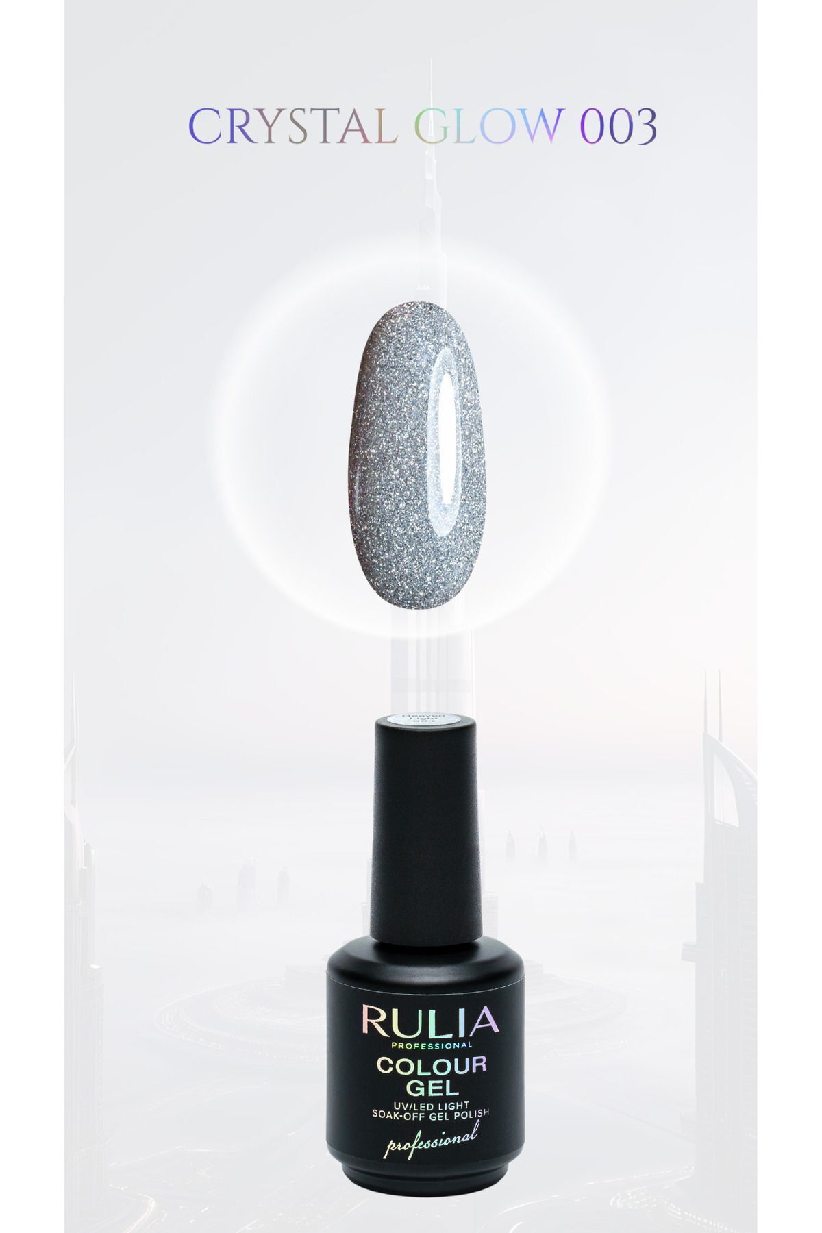 Rulia Kalıcı Oje Crystal Glow 003 15 ml