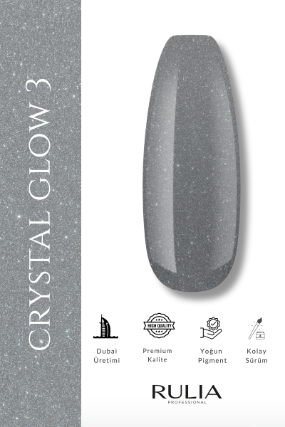Rulia Kalıcı Oje Crystal Glow 003 15 ml