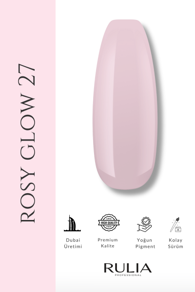 Rulia Kalıcı Oje Rose Glow 027 15 ml