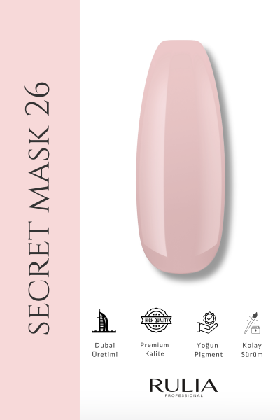 Rulia Kalıcı Oje Secret Mask 026 15 ml