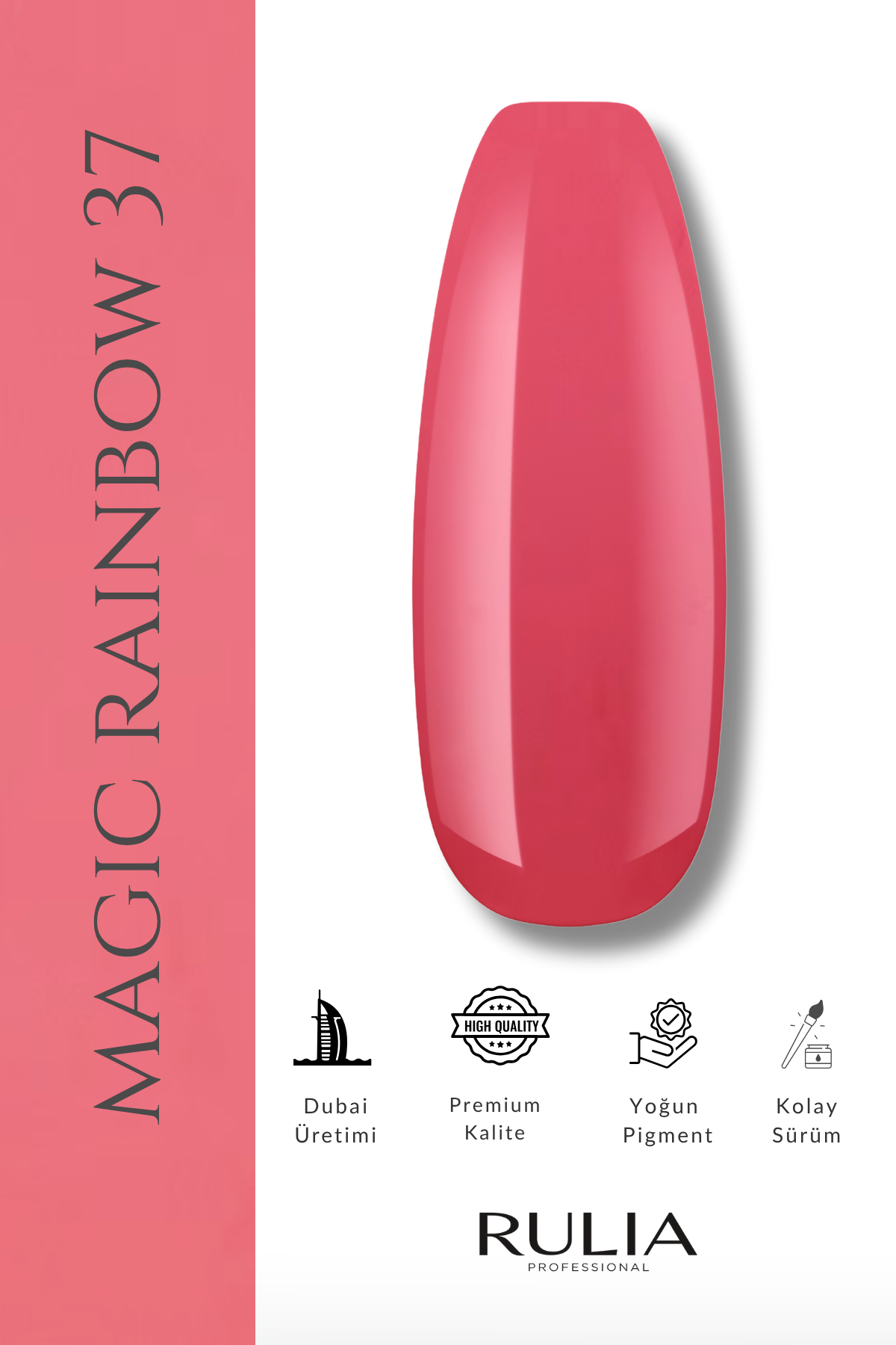 Rulia Kalıcı Oje Magic Rainbow 037 15 ml
