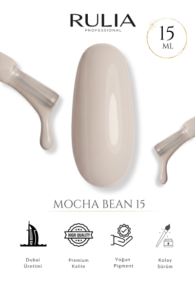 Rulia Kalıcı Oje Mocha Bean 15 15 ml