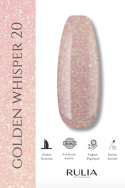 Rulia Kalıcı Oje Golden Whisper 020 15 ml