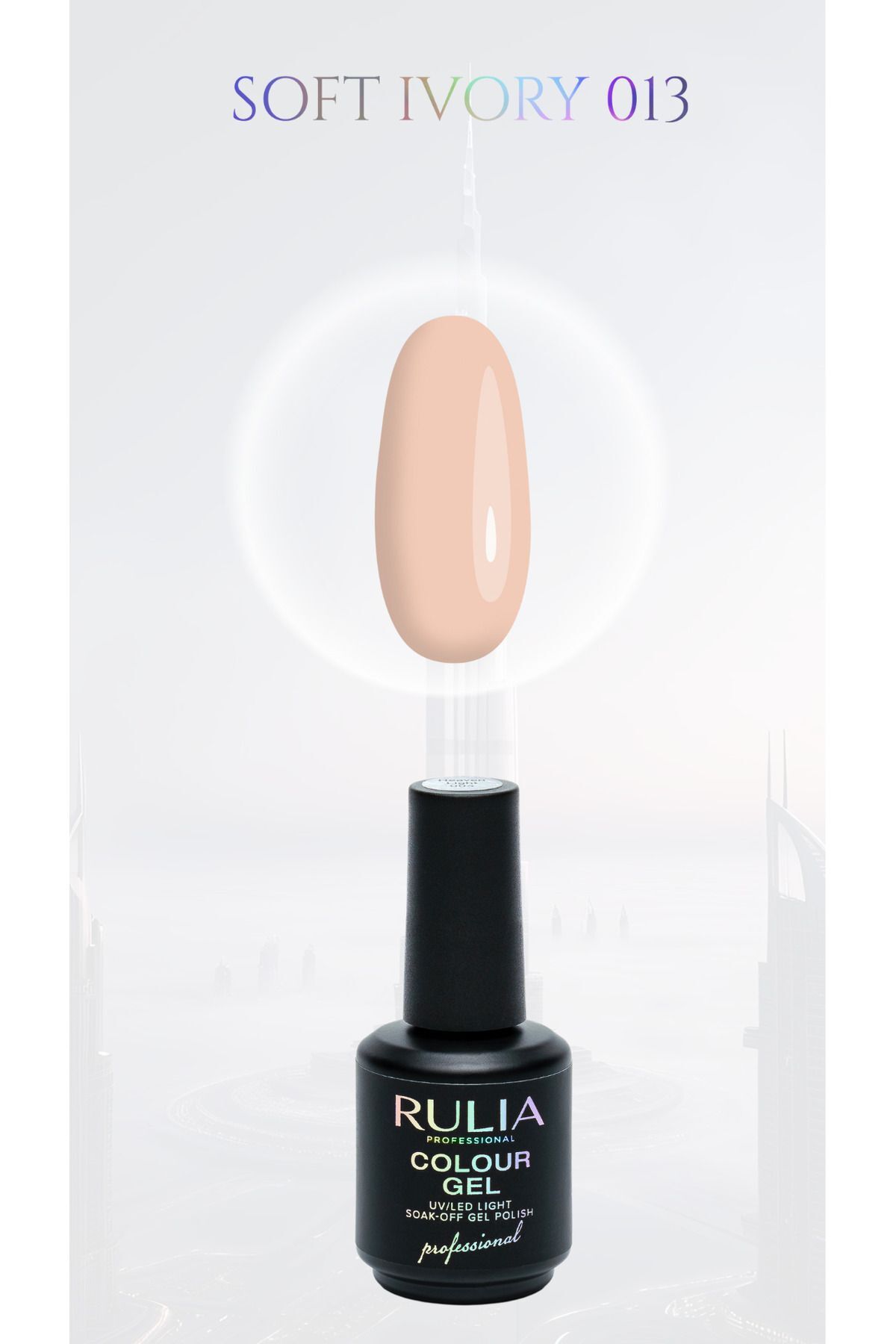 Rulia Kalıcı Oje Soft Ivory 013 15 ml