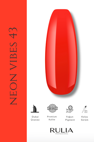 Rulia Kalıcı Oje Neon Vibes 043 15 ml