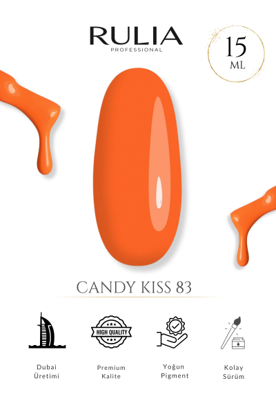 Rulia Kalıcı Oje Candy Kiss 83 15 ml