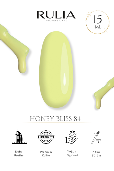 Rulia Kalıcı Oje Honey Bliss 84 15 ml