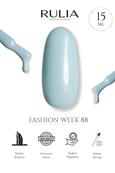 Rulia Kalıcı Oje Fashion Week 88 15 ml