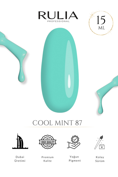 Rulia Kalıcı Oje Cool Mint 87 15 ml