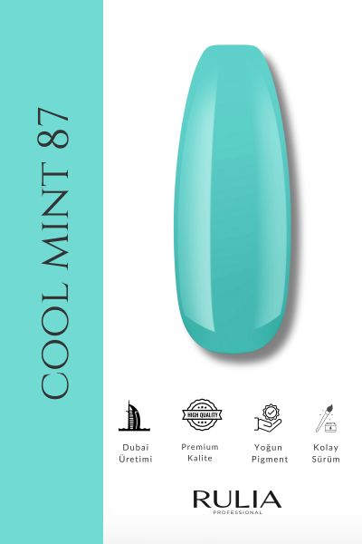 Rulia Kalıcı Oje Cool Mint 087 15 ml