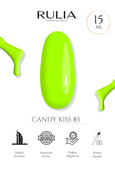 Rulia Kalıcı Oje Candy Kiss 85 15 ml