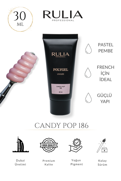 Rulia Poly Gel Candy Pop 186 30 ml