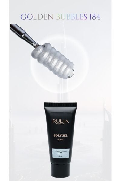 Rulia Poly Gel Golden Bubbles 184 30 ml