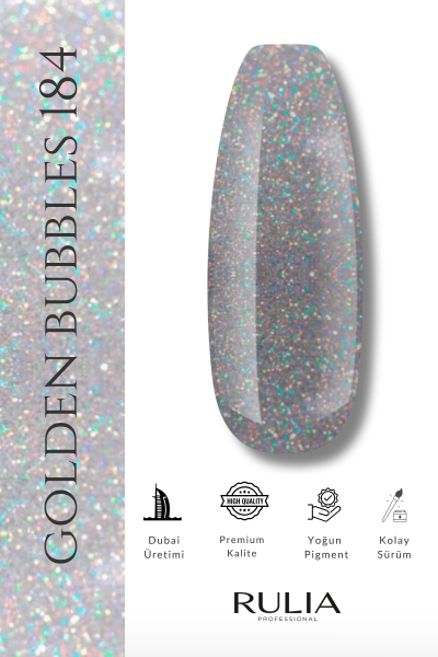 Rulia Poly Gel Golden Bubbles 184 30 ml