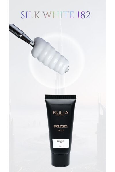 Rulia Poly Gel Silk White 182 30 ml