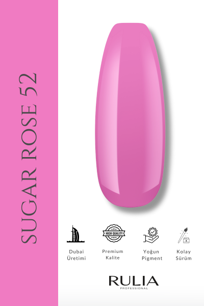 Rulia Kalıcı Oje Sugar Rose 052 15 ml