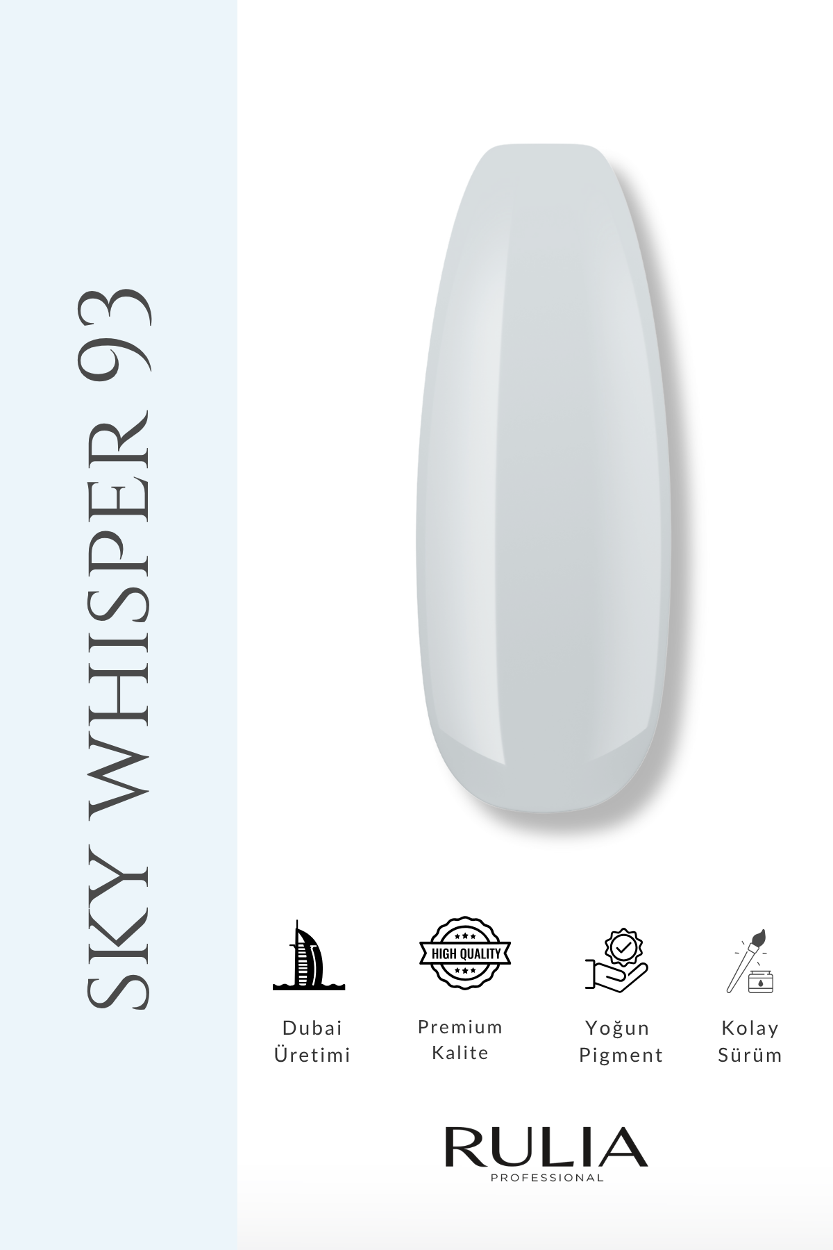 Rulia Kalıcı Oje Sky Whisper 093 15 ml