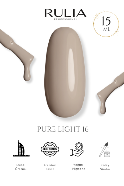 Rulia Kalıcı Oje Pure Light 16 15 ml
