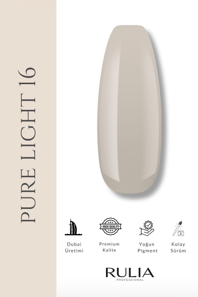 Rulia Kalıcı Oje Pure Light 016 15 ml
