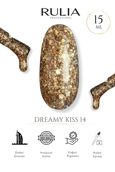 Rulia Kalıcı Oje Dreamy Kiss 14 15 ml