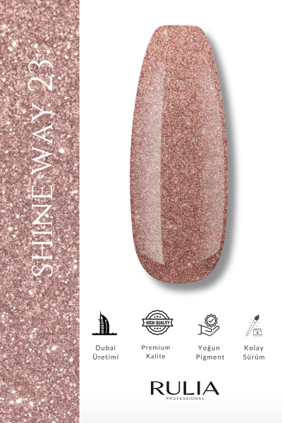 Rulia Kalıcı Oje Shine Way 023 15 ml