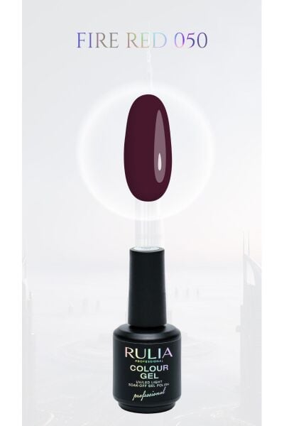 Rulia Kalıcı Oje Fire Red 050 15 ml