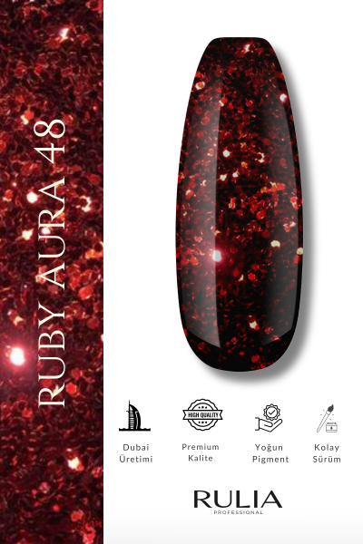 Rulia Kalıcı Oje Ruby Aura 048 15 ml