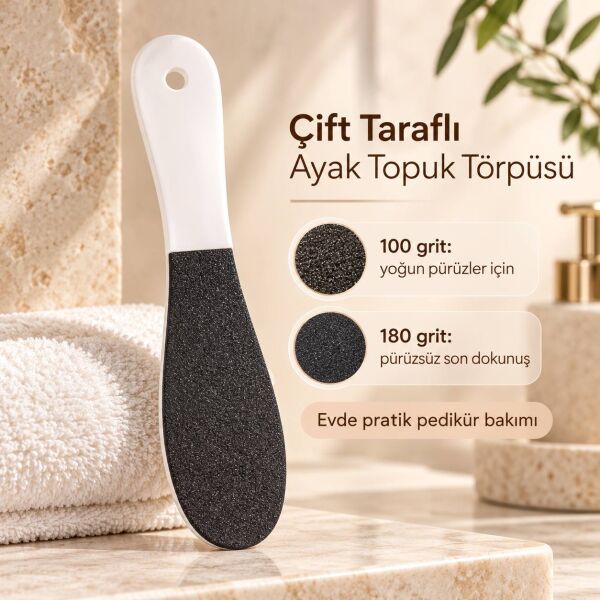 Ayak Topuk Törpüsü Çift Taraflı Nasır ve Ölü Deri Törpüsü