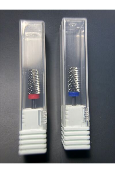 RULIA 5 in 1 Karbit Freze Uçları Avantajlı 2li Set (Kırmızı & Mavi)