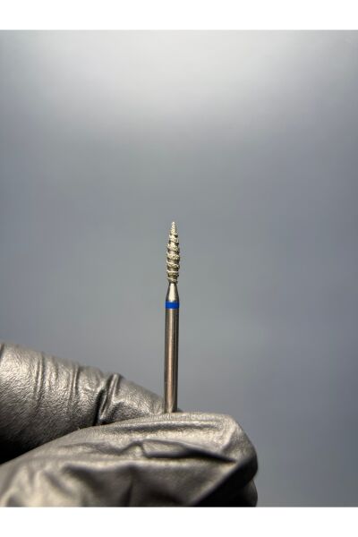 Rulia 0.23 mm Mavi Tornado Uç | Spiral Freze Ucu | Orta Sertlik Kütikül Kaldırma