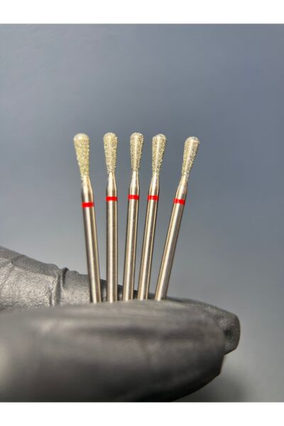 RULIA 1.8 mm Kırmızı Kibrit Freze Uç 5li Ekonomik Set