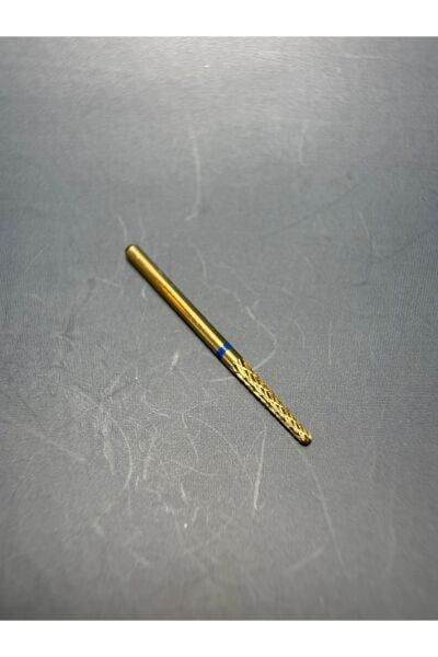 Rulia 2,3 mm Gold Karbit Freze Uç | Akrilik Temizleme Ucu | Orta Sertlik