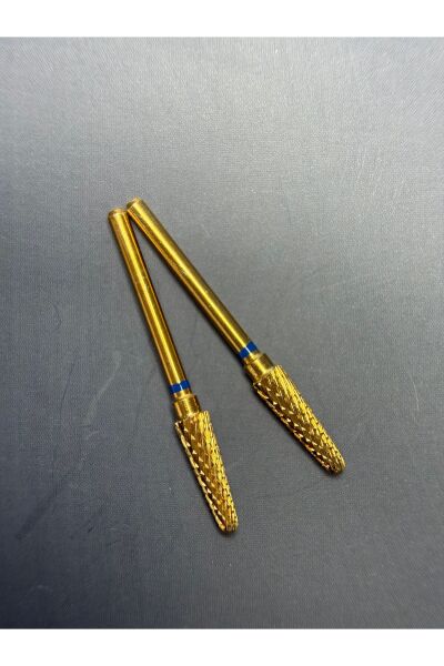 RULIA 2li Ekonomik 4 mm Gold Karbit Uç Tırnak Yapısına Zarar Vermez