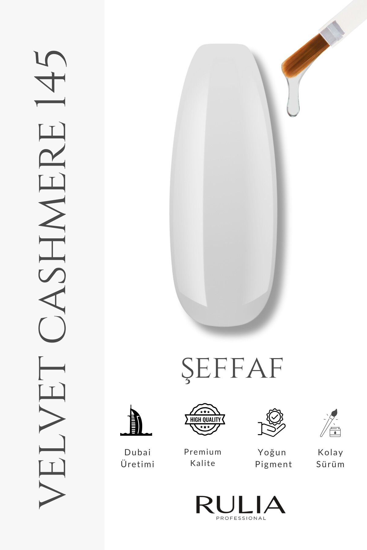 Rulia Builder Gel Top Coat Velvet Cashmere 145 15 ml