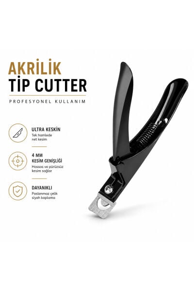 Akrilik Tip Kesici Siyah Kaplama Ultra Keskin - 4 mm Hassas Kesim Profesyonel Kullanım