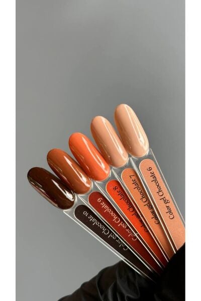 Chocolate Color Gel No:10 Kalıcı Oje 8 ml Ultra Yoğun Pigment Profesyonel Seri
